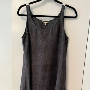 COPY - Eileen Fisher A-Line Black Denim Sleeveless Dress